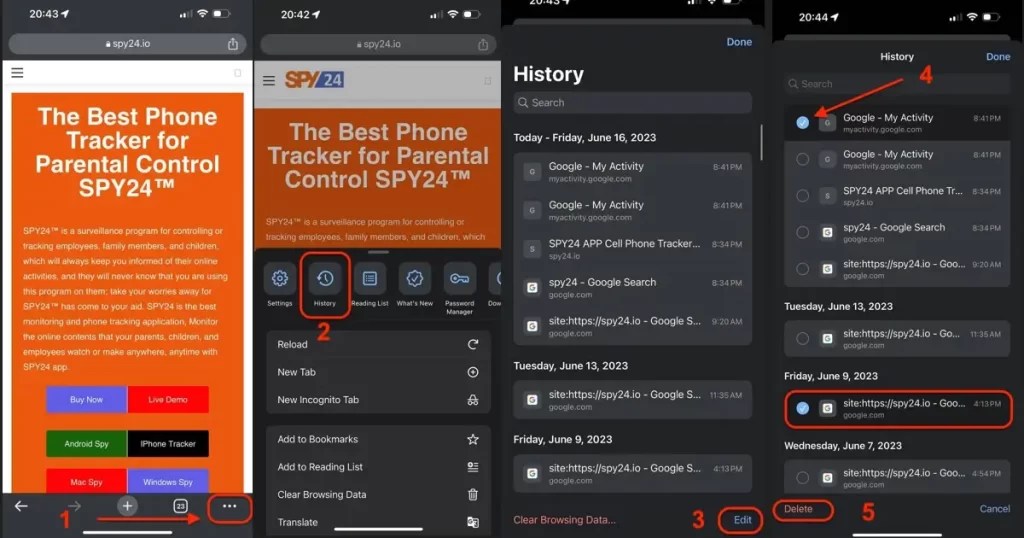 How to Delete Google Search History on Android and IOS PC