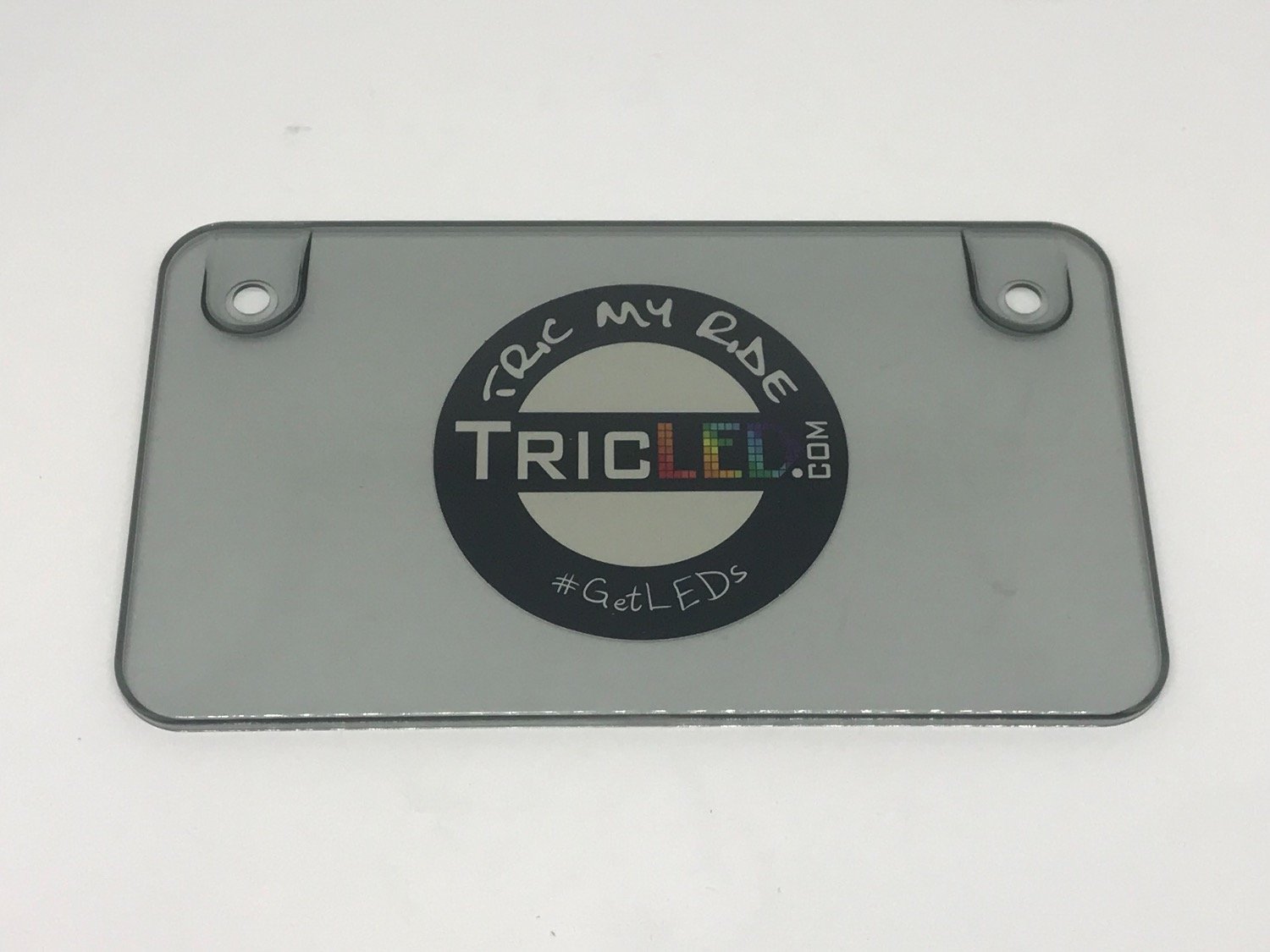 Smoked License Plate Cover for Motorcycles Spyder Boyz