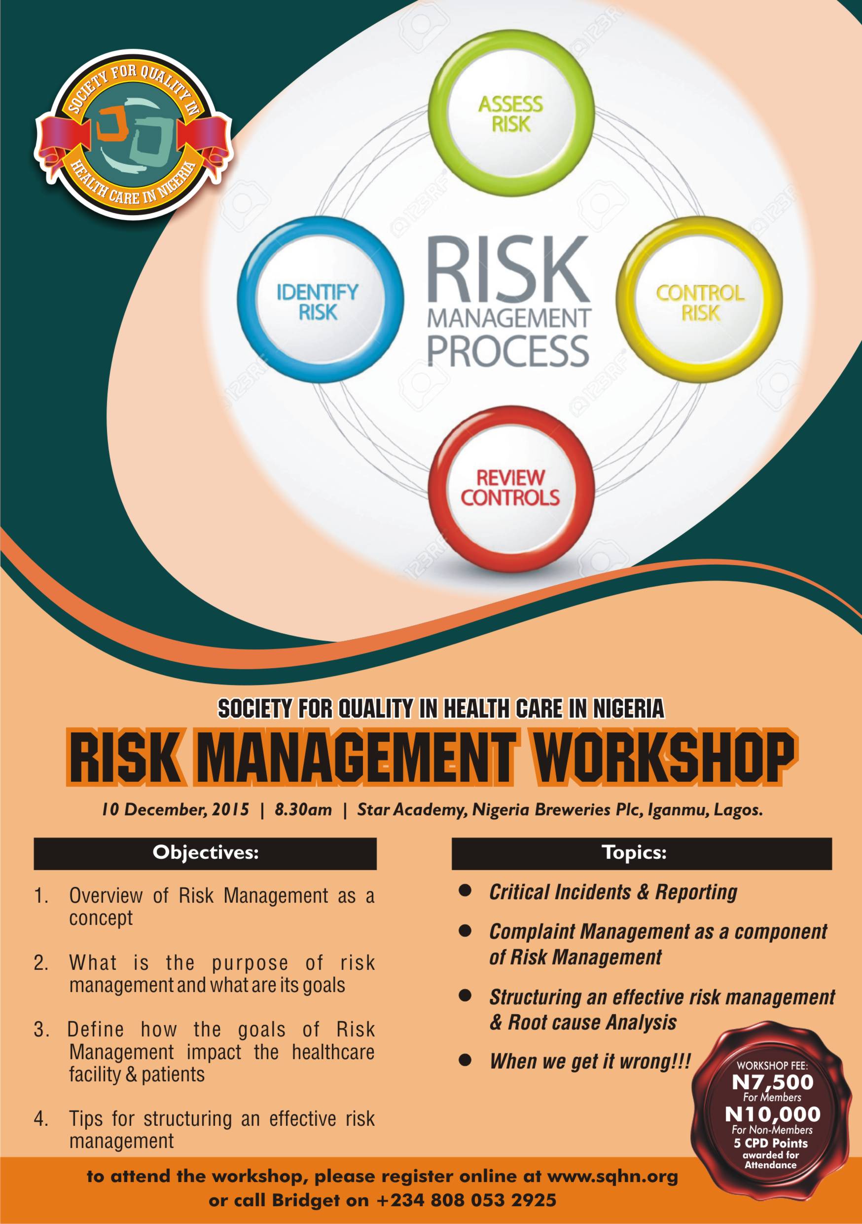 Risk Management Society for Quality in Health Care in Nigeria