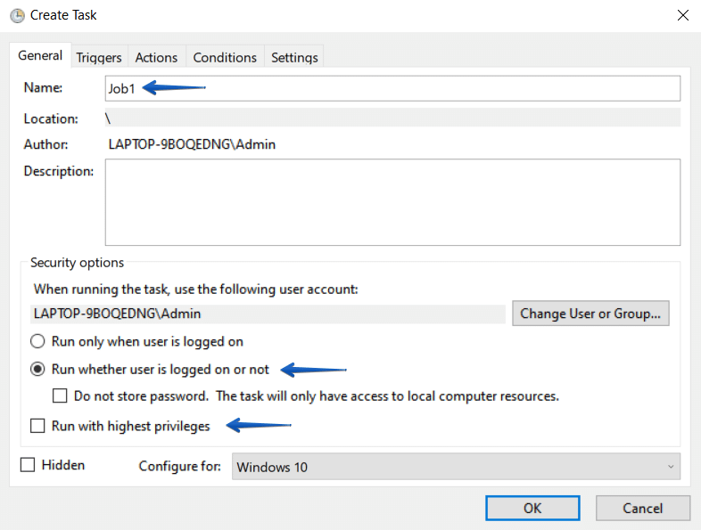 How to Schedule a Script via Windows Task Scheduler