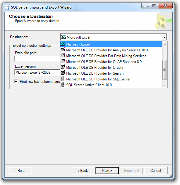How to export SQL table to Excel SqlBak Blog