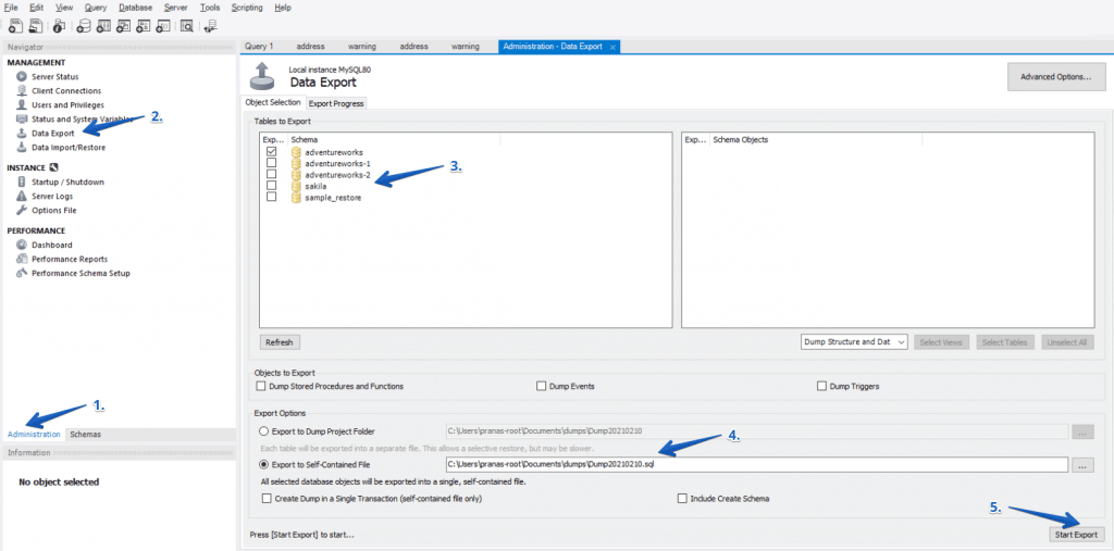 How to backup MySQL database on Windows SqlBak Blog