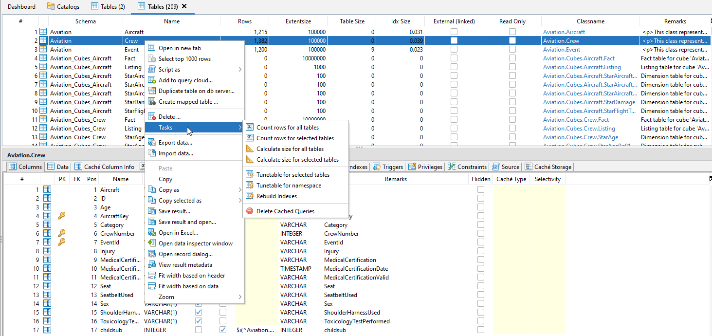 Table Viewer a powerful tool for InterSystems IRIS and Caché
