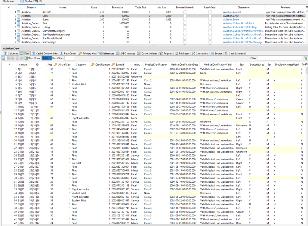 Table Viewer a powerful tool for InterSystems IRIS and Caché