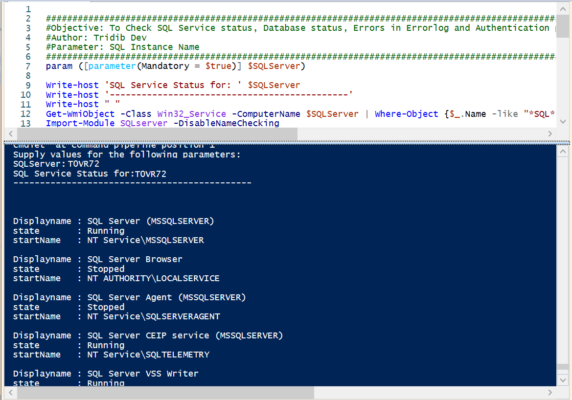 Powershell Script to Validate SQL Servers » SQLGeeksPro
