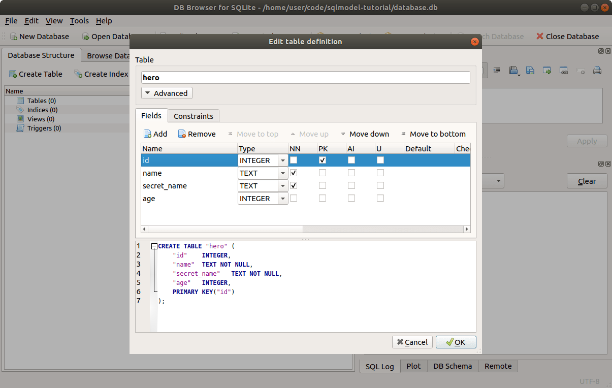 Sqlite Create Table Example Matttroy
