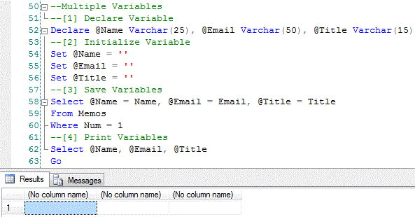 21. Transact SQL (TSQL) Detail SQL Server 2008 Study Note