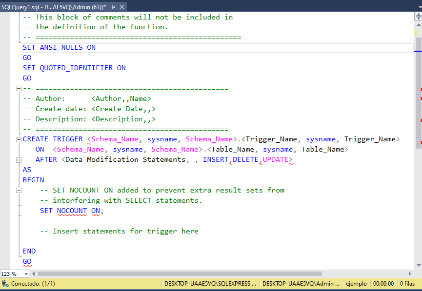 SQL Trigger o Desencadenadores Sqlserverdb