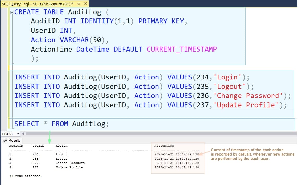 How to Use CURRENT_TIMESTAMP Function in SQL Server SQL Server Guides