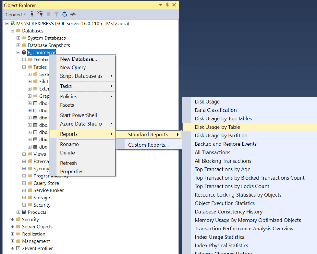 Check Database Table Size in SQL Server SQL Server Guides