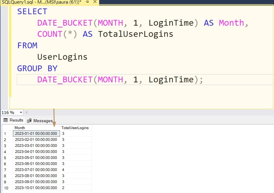 How to use SQL Server DATE_BUCKET Function SQL Server Guides