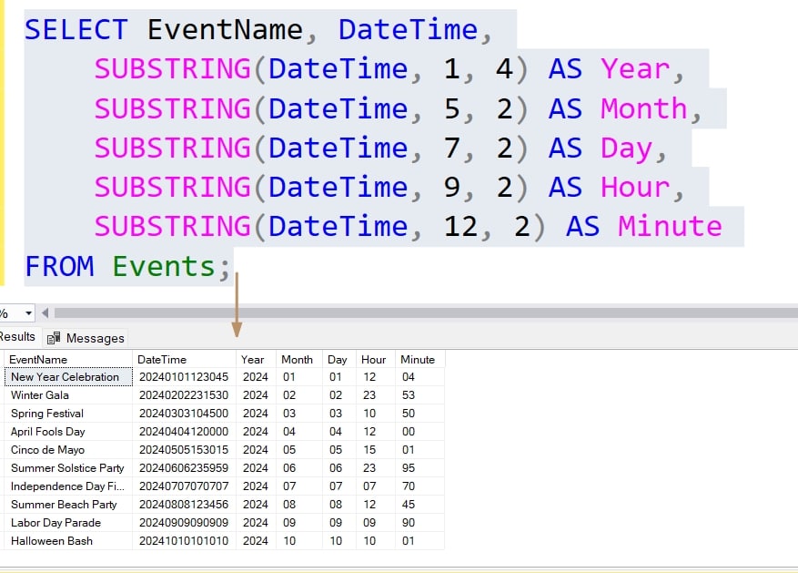 SUBSTRING Function in SQL Server SQL Server Guides