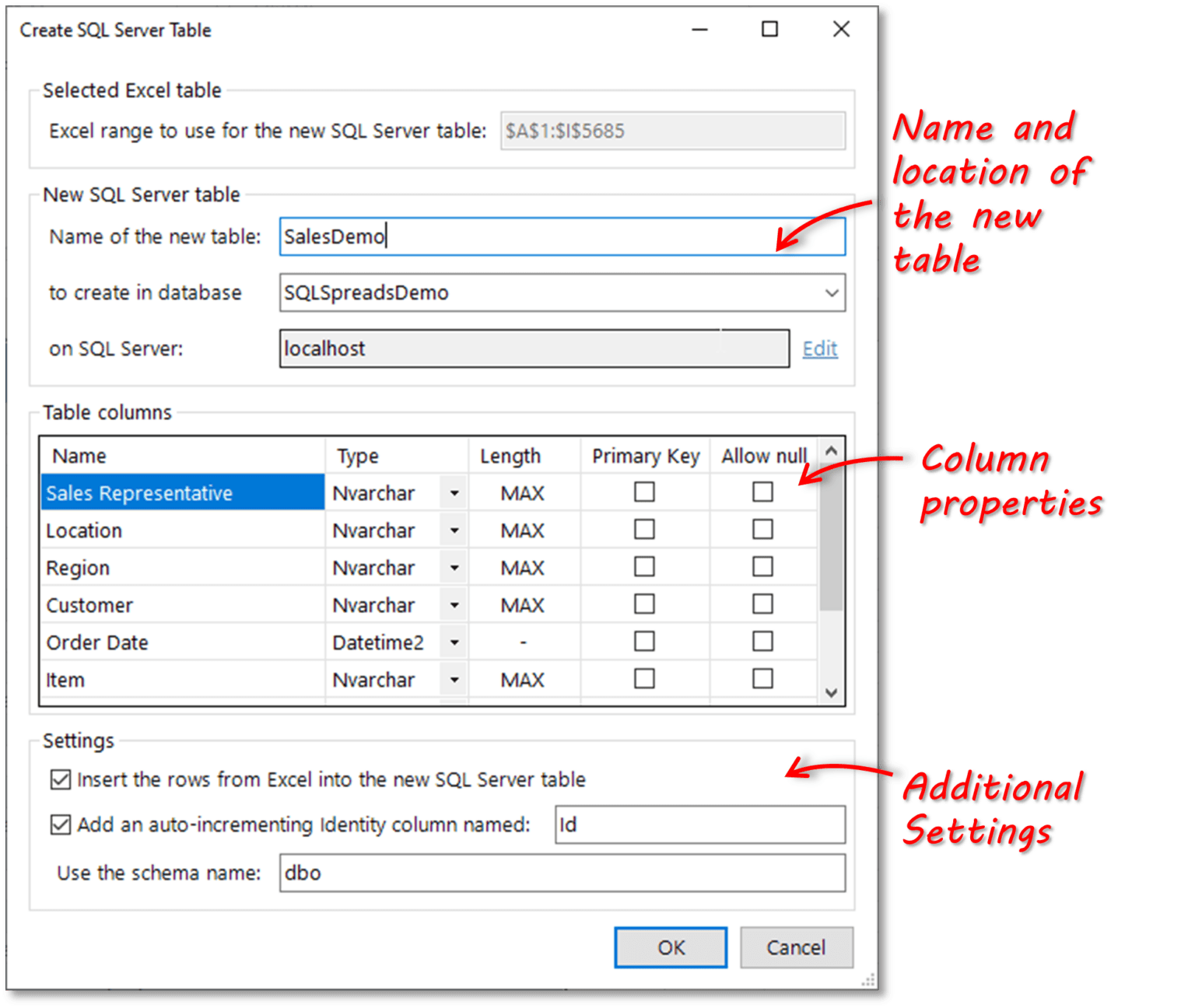 SQL Spreads a front end for SQL Server SQL Spreads