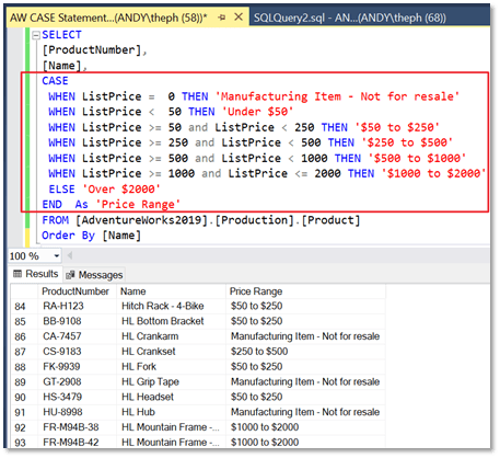 Does SQL have an IF THEN function?