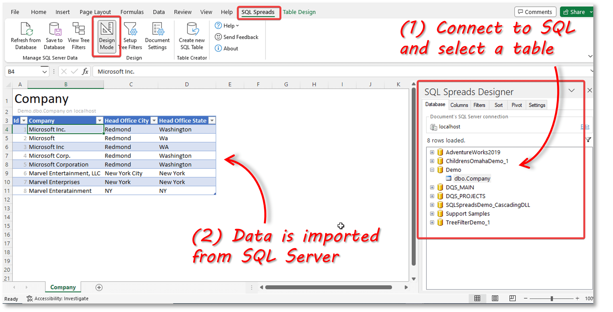 Cleansing data in SQL Server SQL Spreads