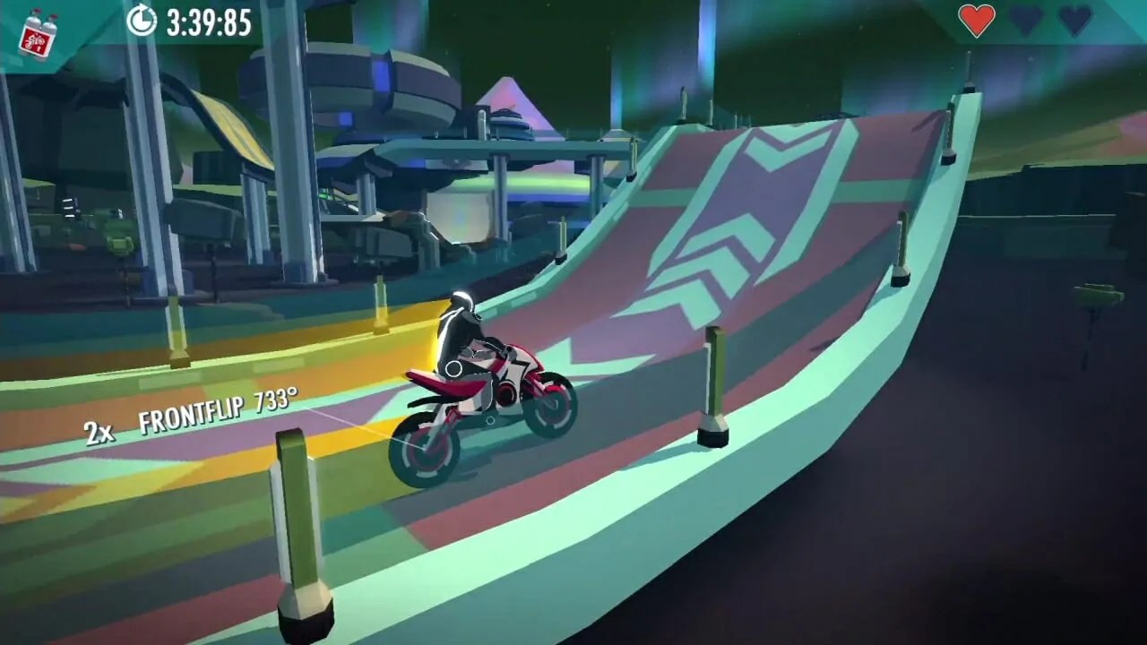 全世界で500万以上ダウンロードされたスマホバイクゲームがNintendo Switchに！「グラビティライダー