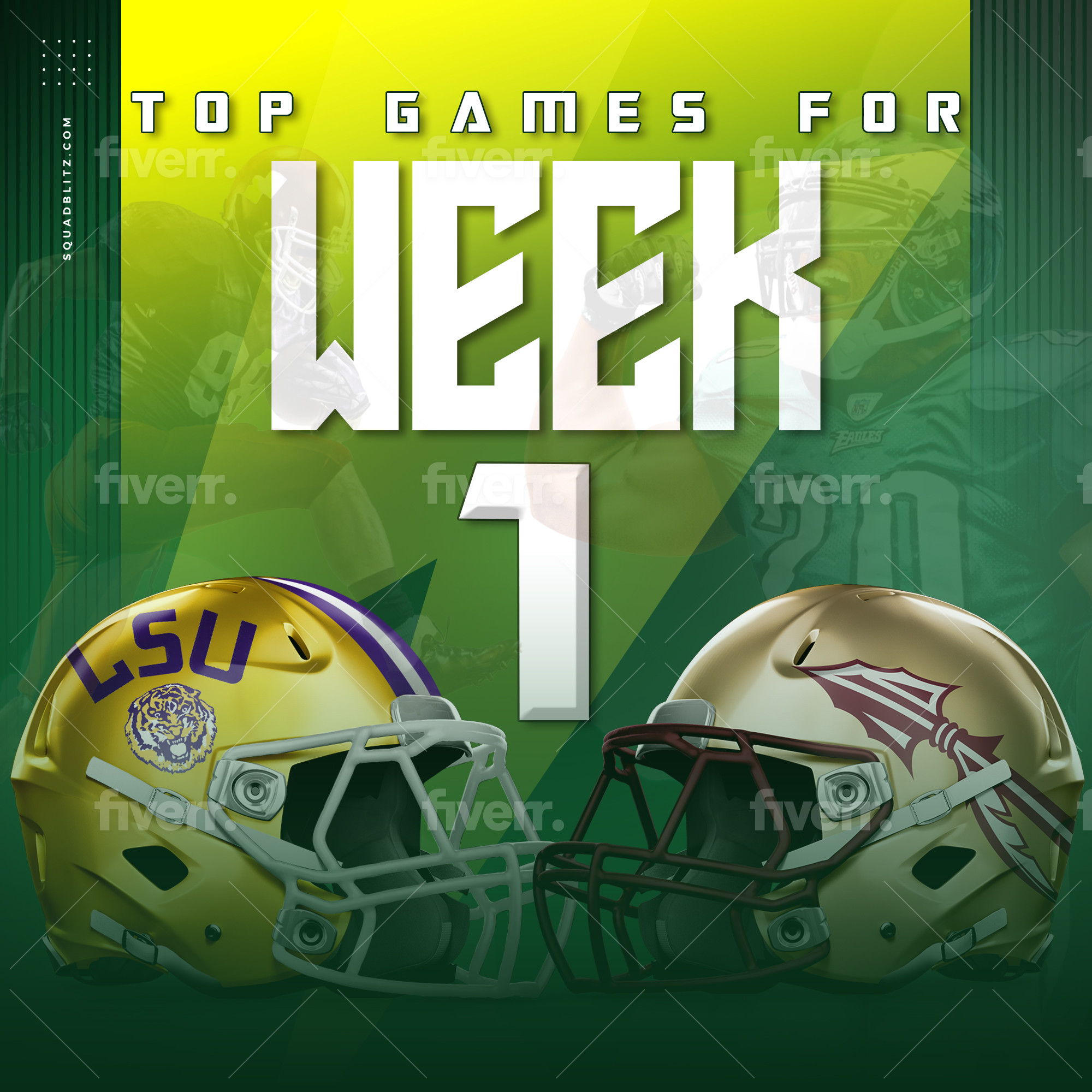 Top college football games of week 1 2023 → Squad Blitz