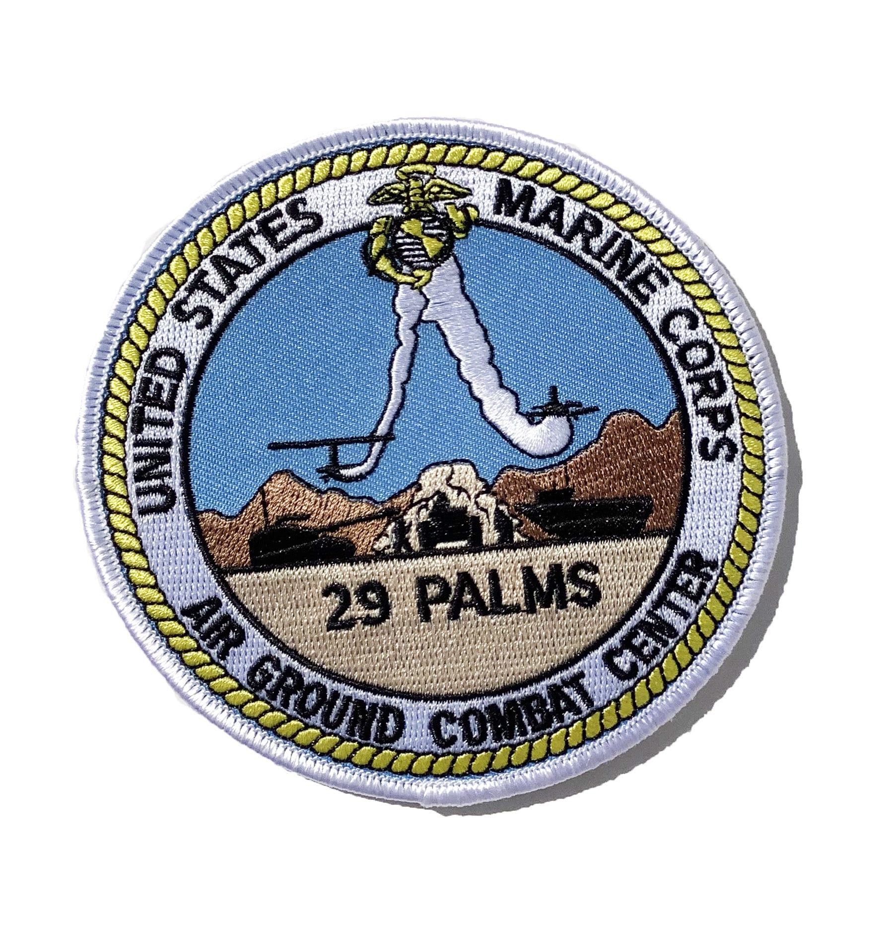 MCAGCC 29 Palms Patch Plastic Backing Squadron Nostalgia LLC