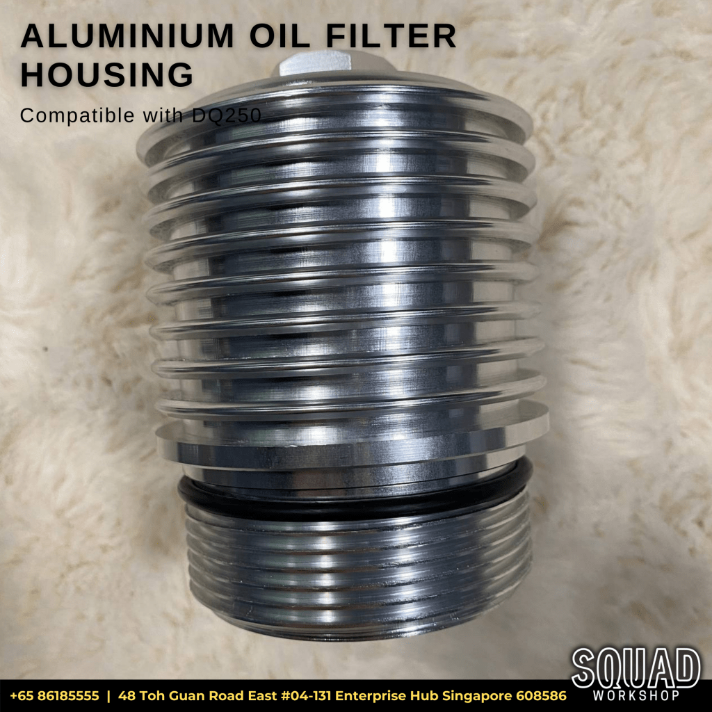Aluminium Oil Filter Housing – SQUAD WORKSHOP