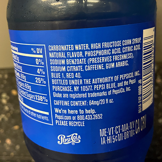 Gamer’s Gullet Pepsi Blue Review