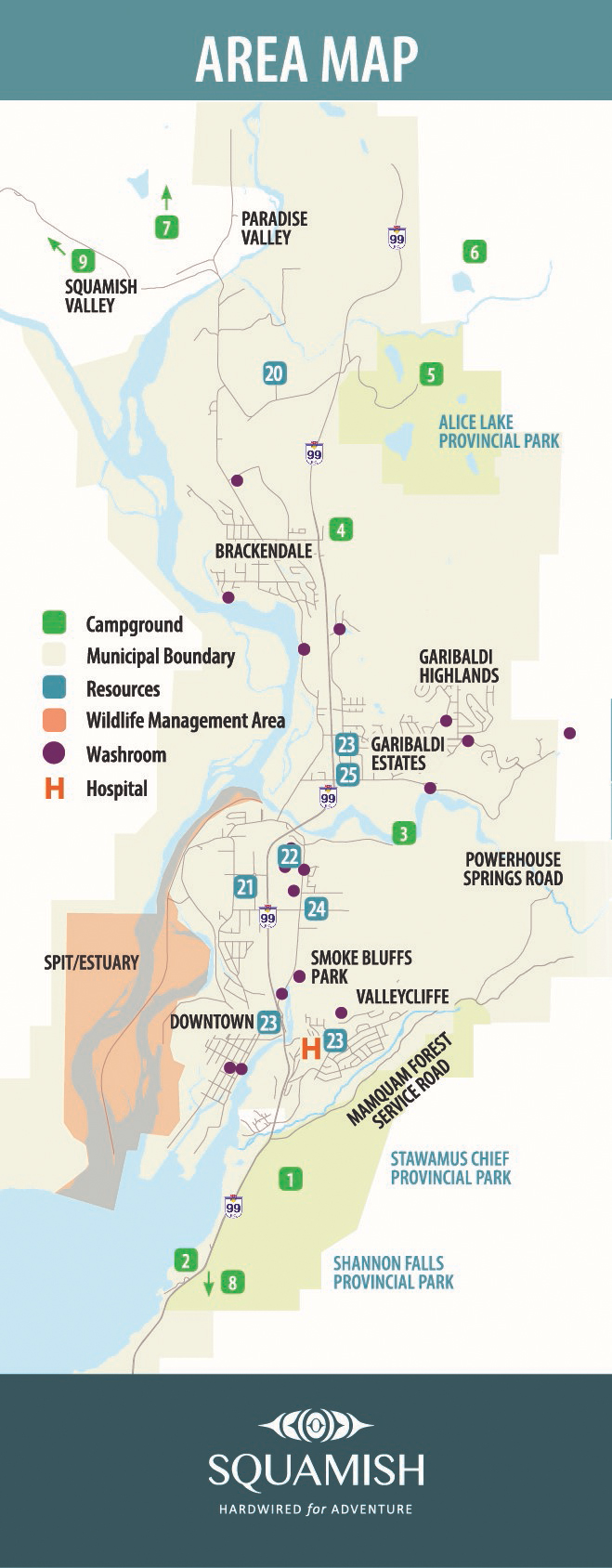 Camping District of Squamish Hardwired for Adventure