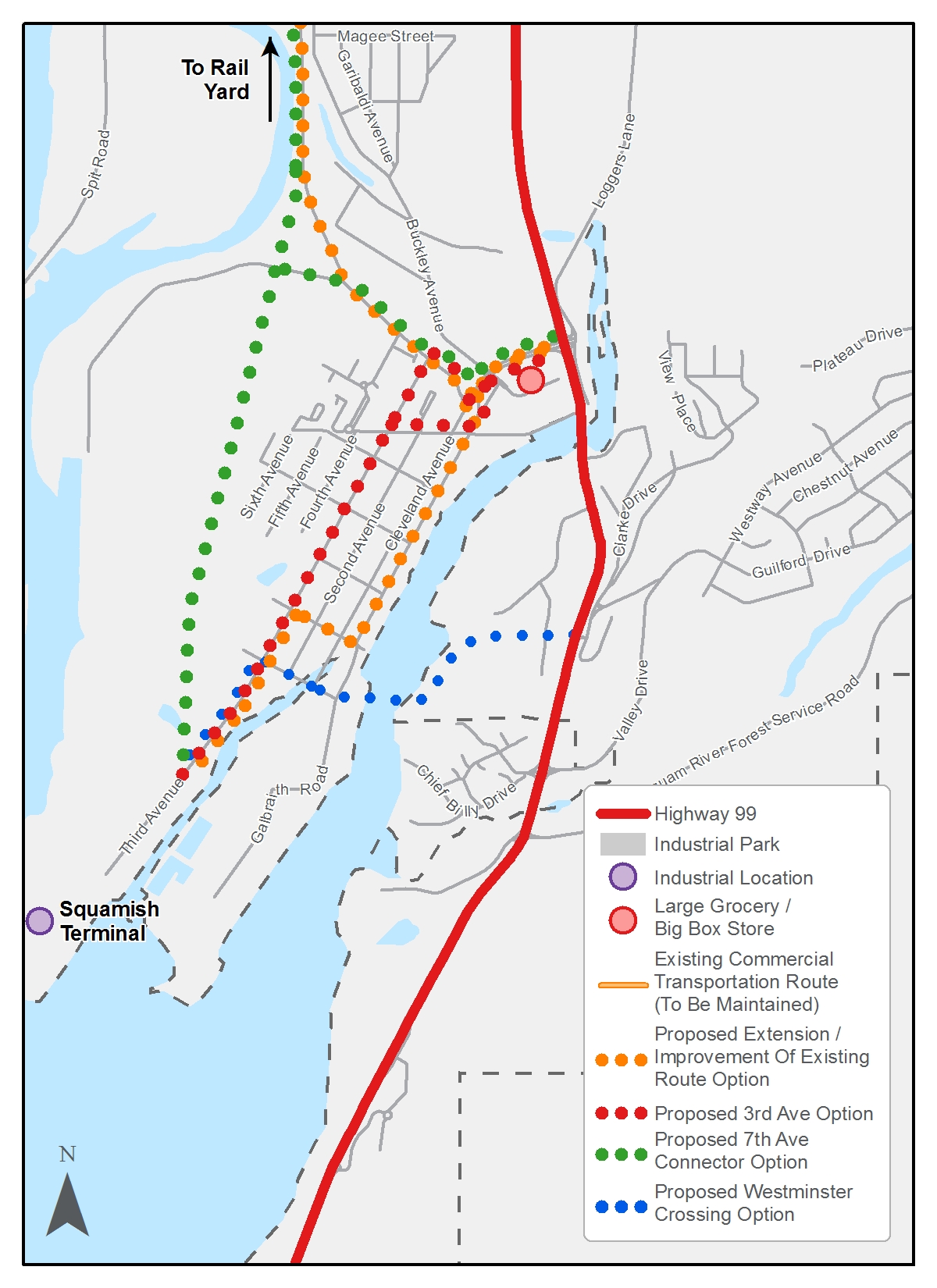 Downtown Truck Route Study District of Squamish Hardwired for Adventure