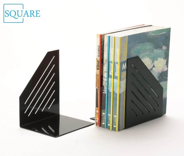 Metal Slotted Bookends SQ7027 SQUARE INTERNATIONAL
