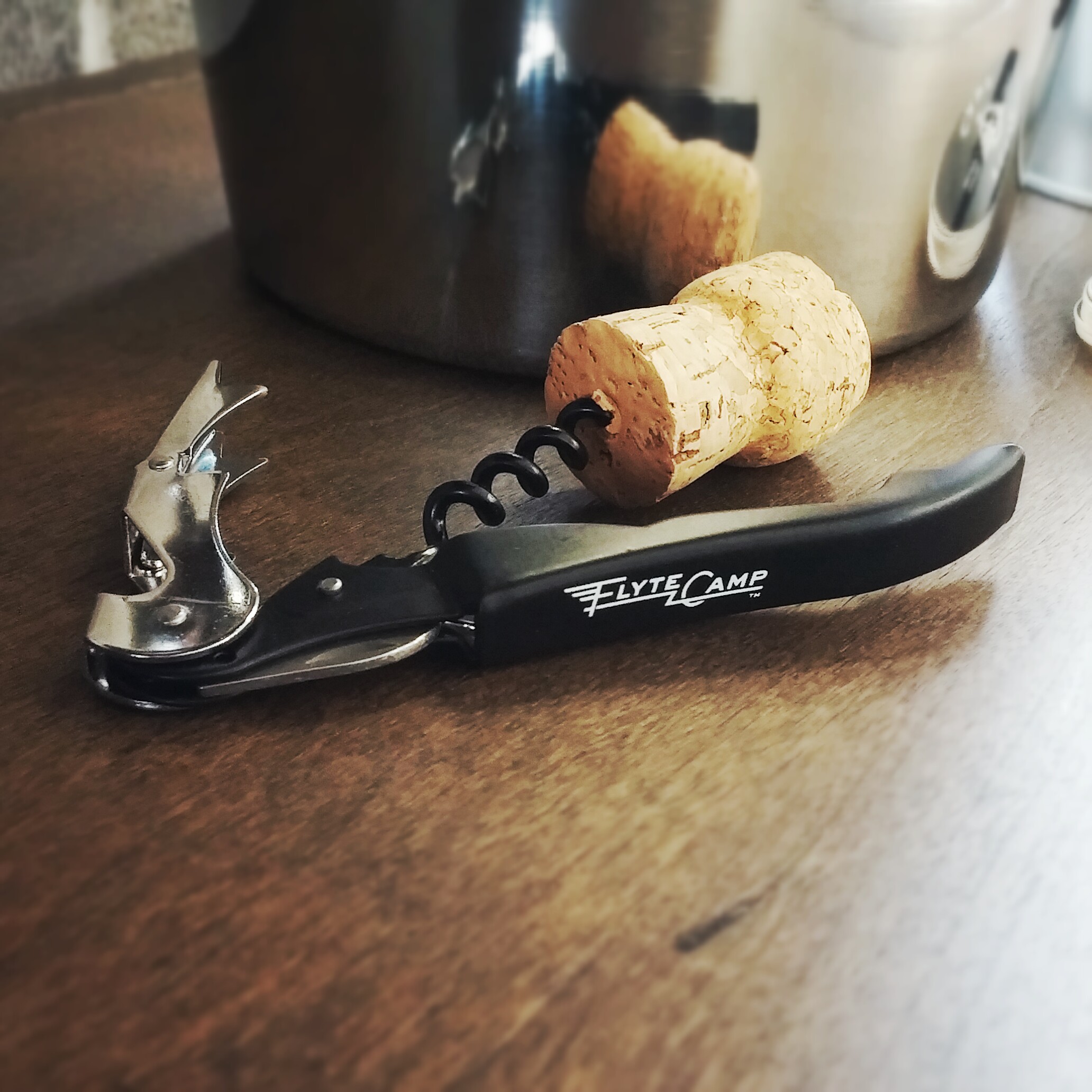 Flyte Camp Cork Screw / Bottle Opener