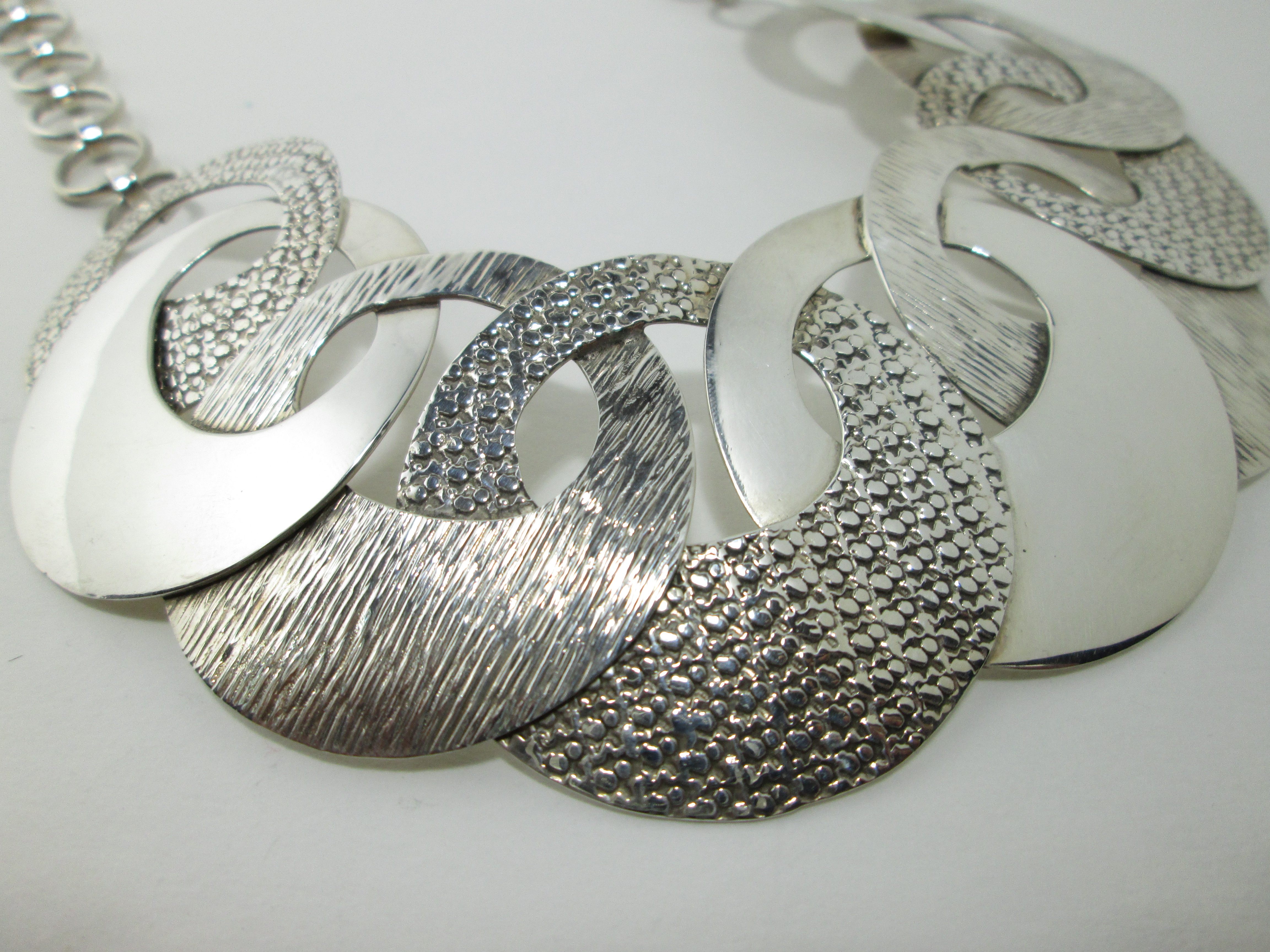 Sterling Silver Textura Necklace