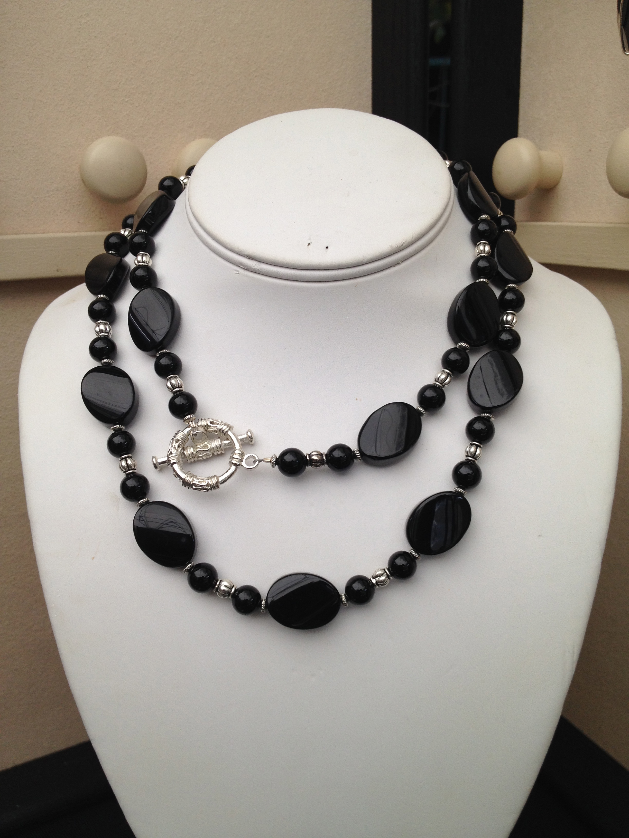 36" Black Onyx Necklace