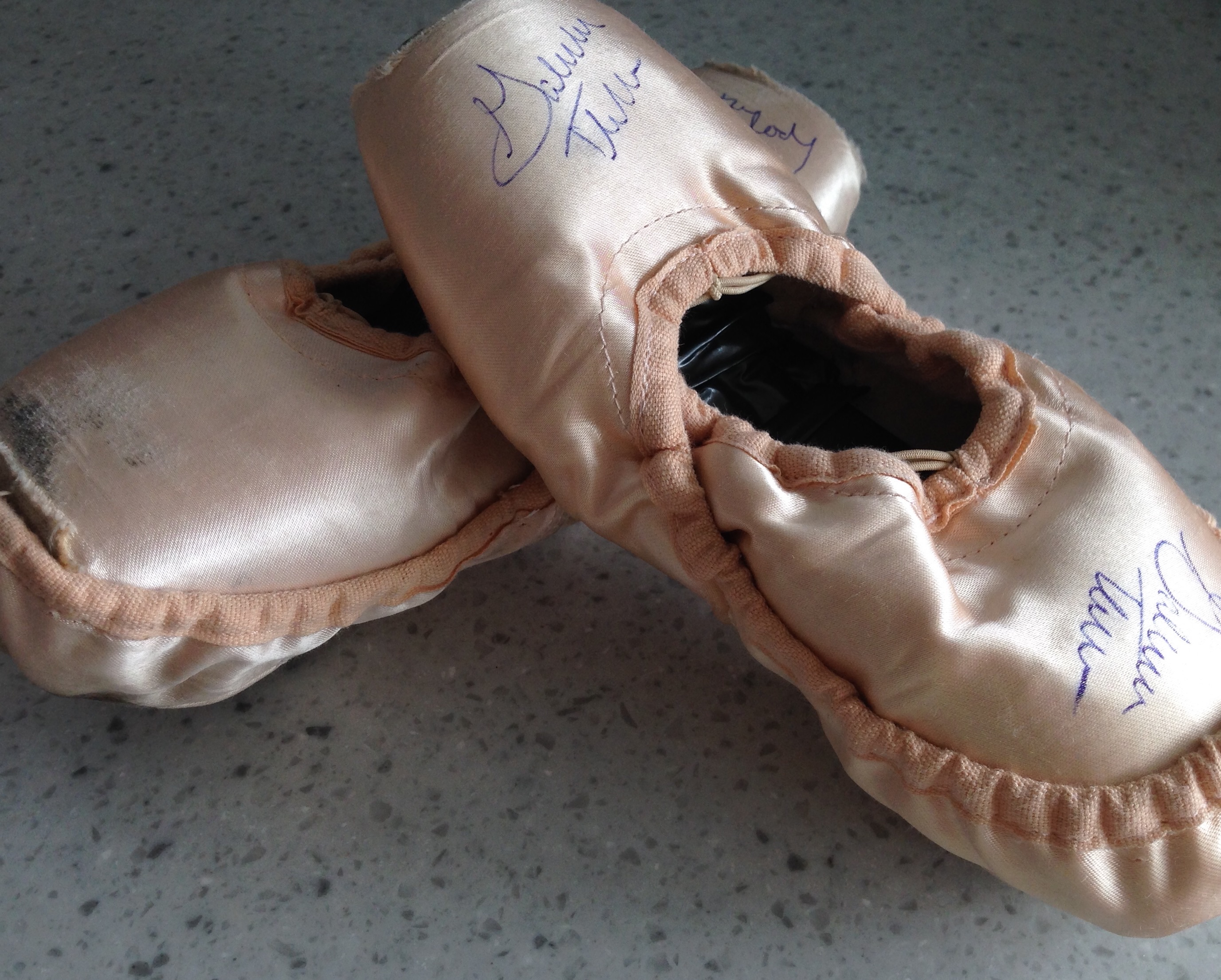 Autographed Pointe Shoes