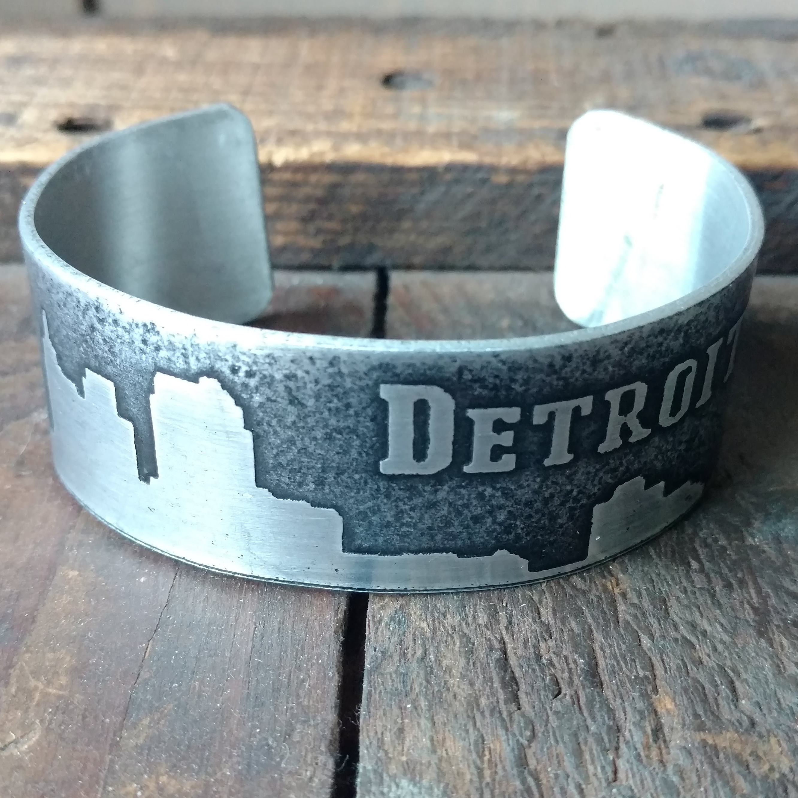 SAS Detroit Skyline Cuff Bracelet