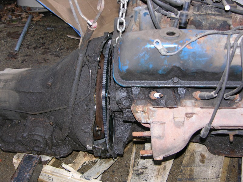 390 Remove C6 Transmission