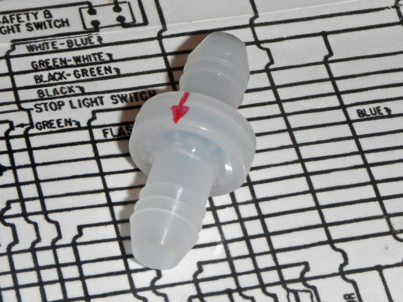 Ford fuel check valve