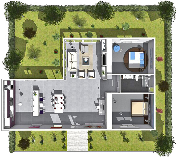 Simple nice house design.space, san diego, california. Examples Of Elegant Home Projects Created By Homebyme Users Homebyme