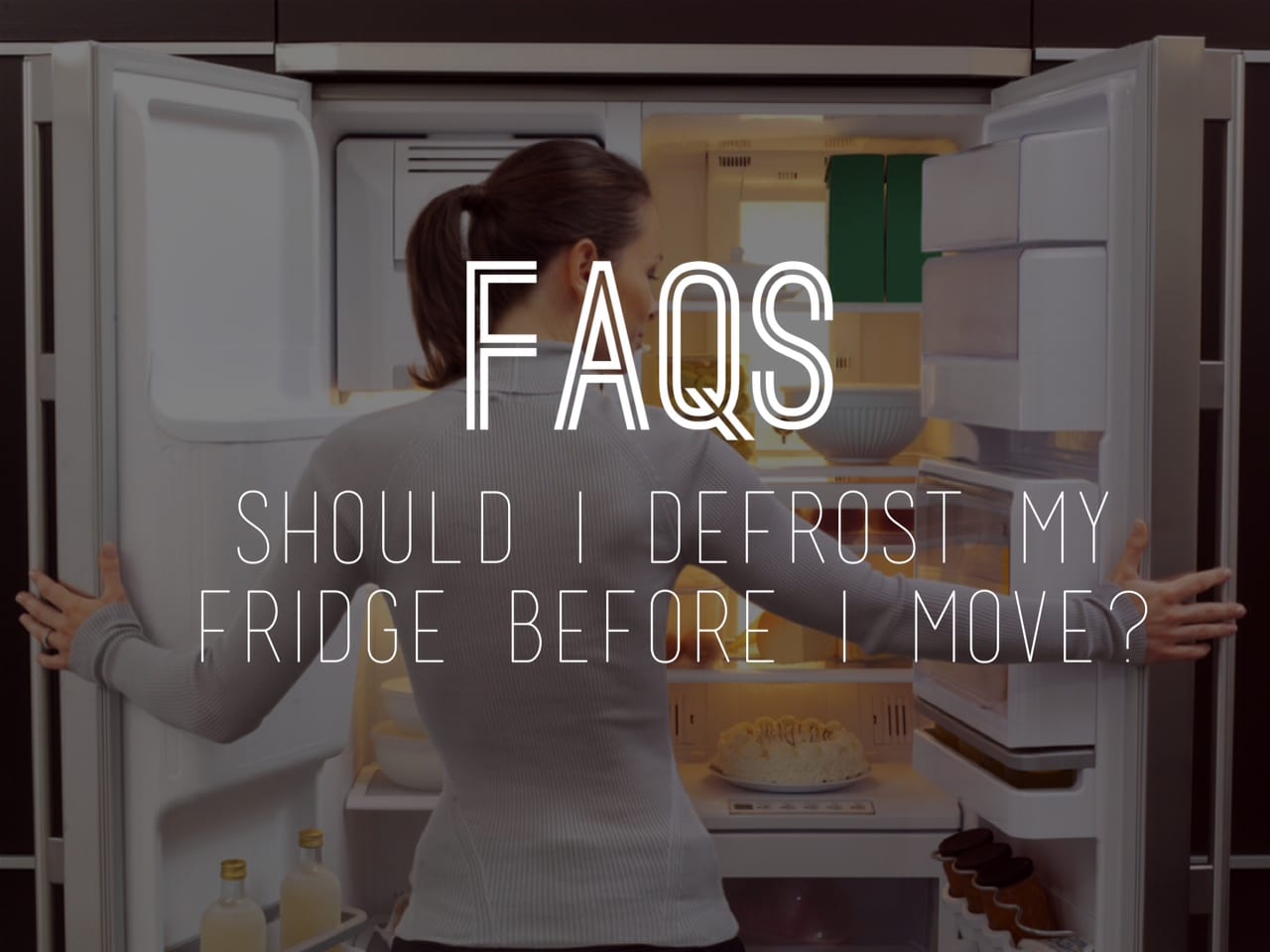 Should You Defrost Your Fridge Before You Move? Square Cow Moovers