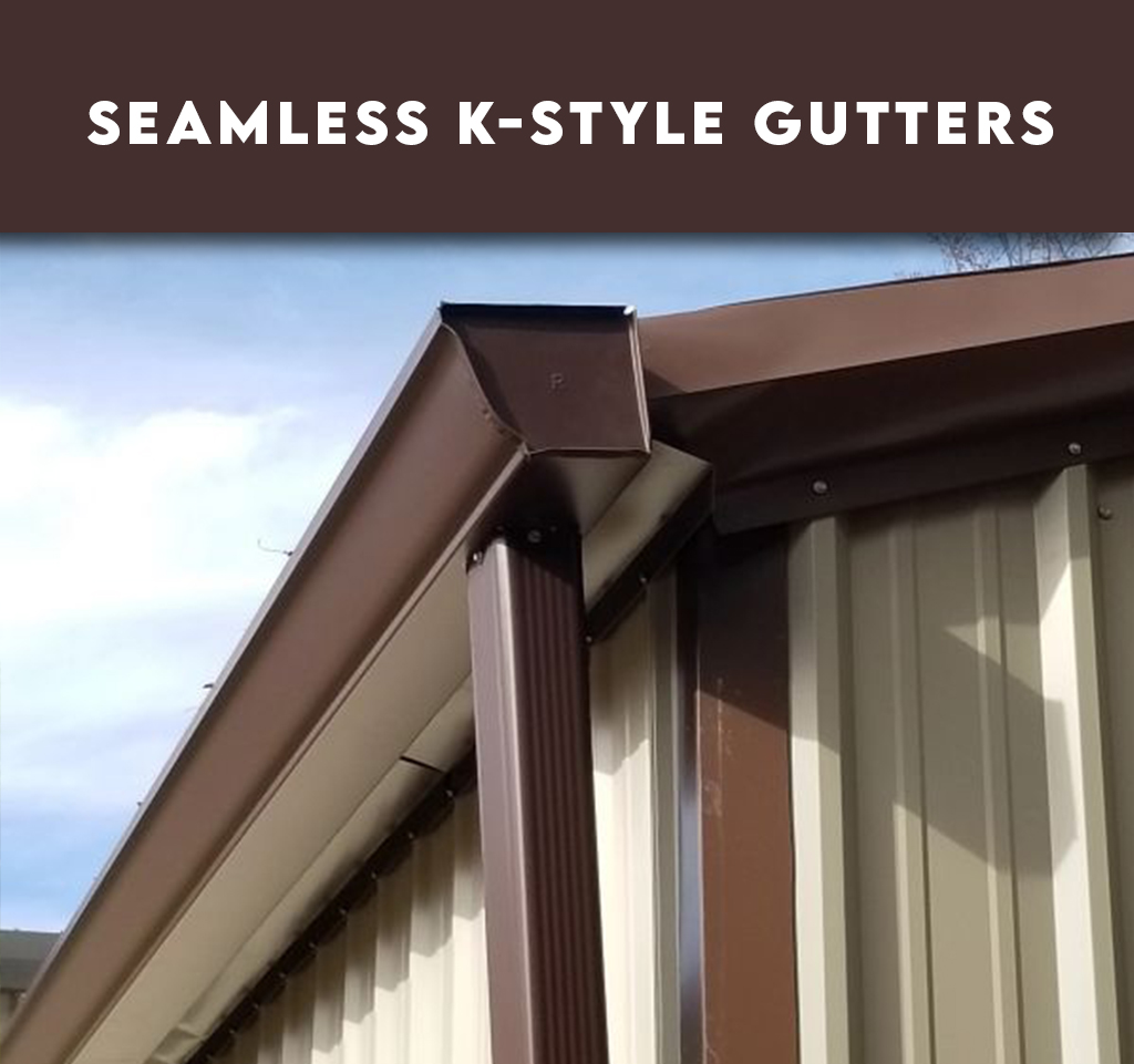 7 Inch KStyle Seamless Gutters Pennsylvania