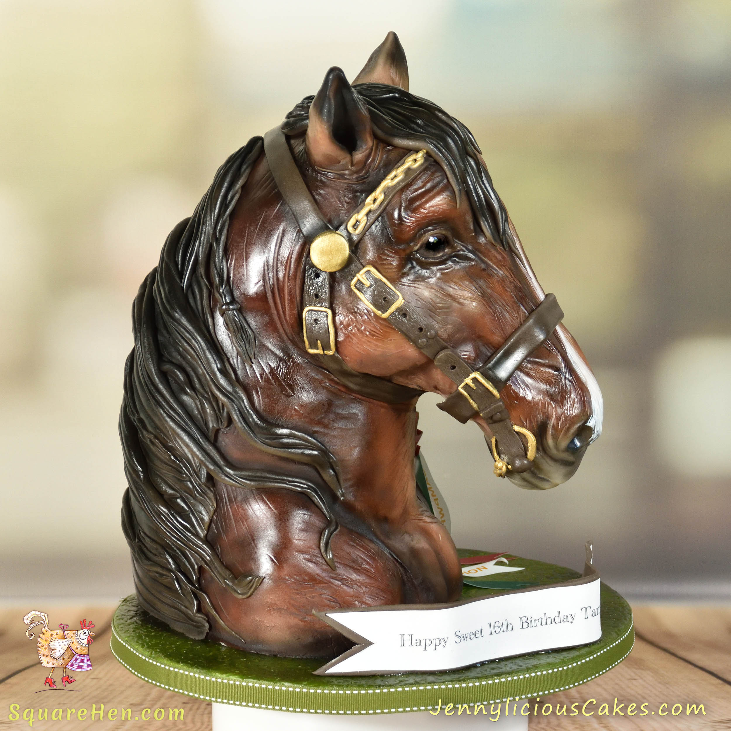 Stallion Cake SquareHen
