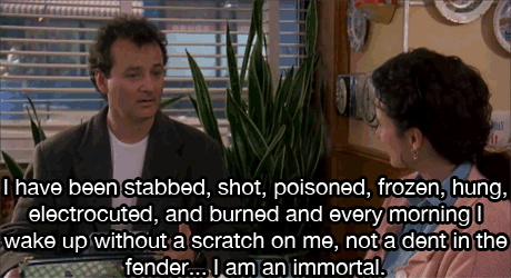 bill murray groundhog day quotes Rational And Irrational Fear - Square Holes - Deeply Understanding Real People