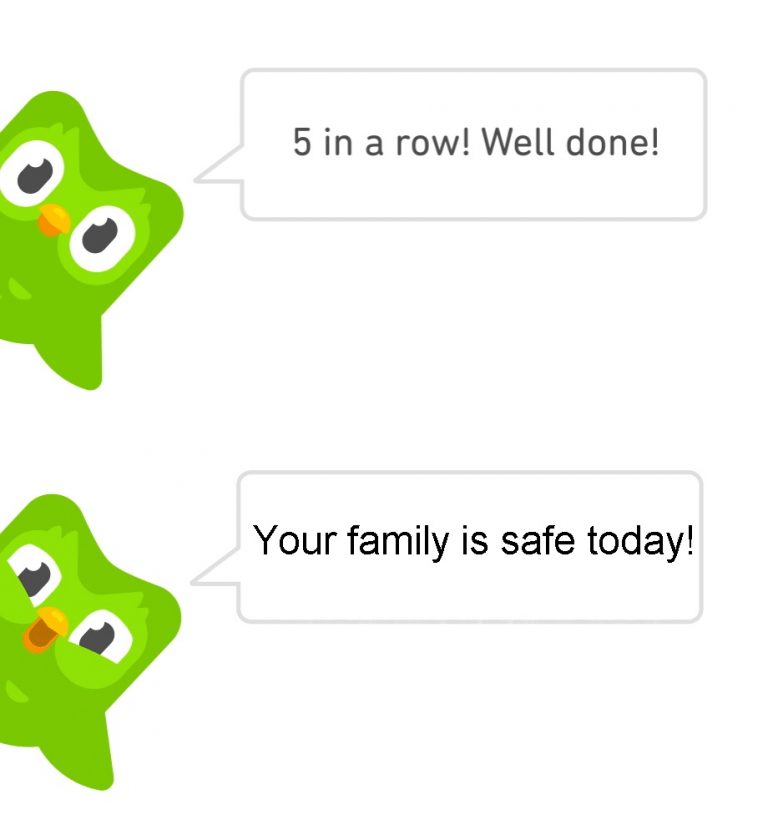 Learning German with Duolingo Square Lily Pad