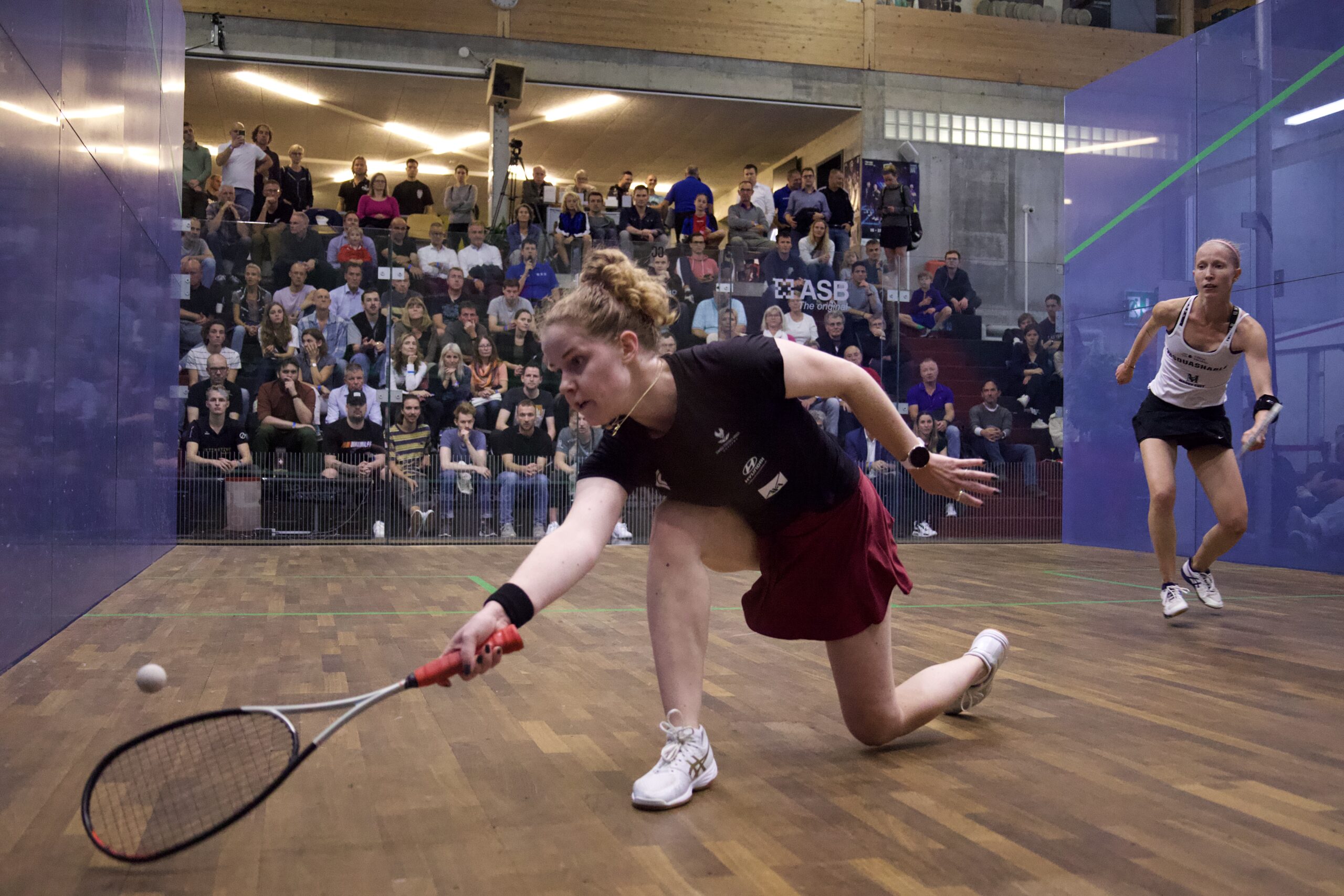 1.Runde des GC Cups in der Squash Arena Uster Super Atmosphäre und