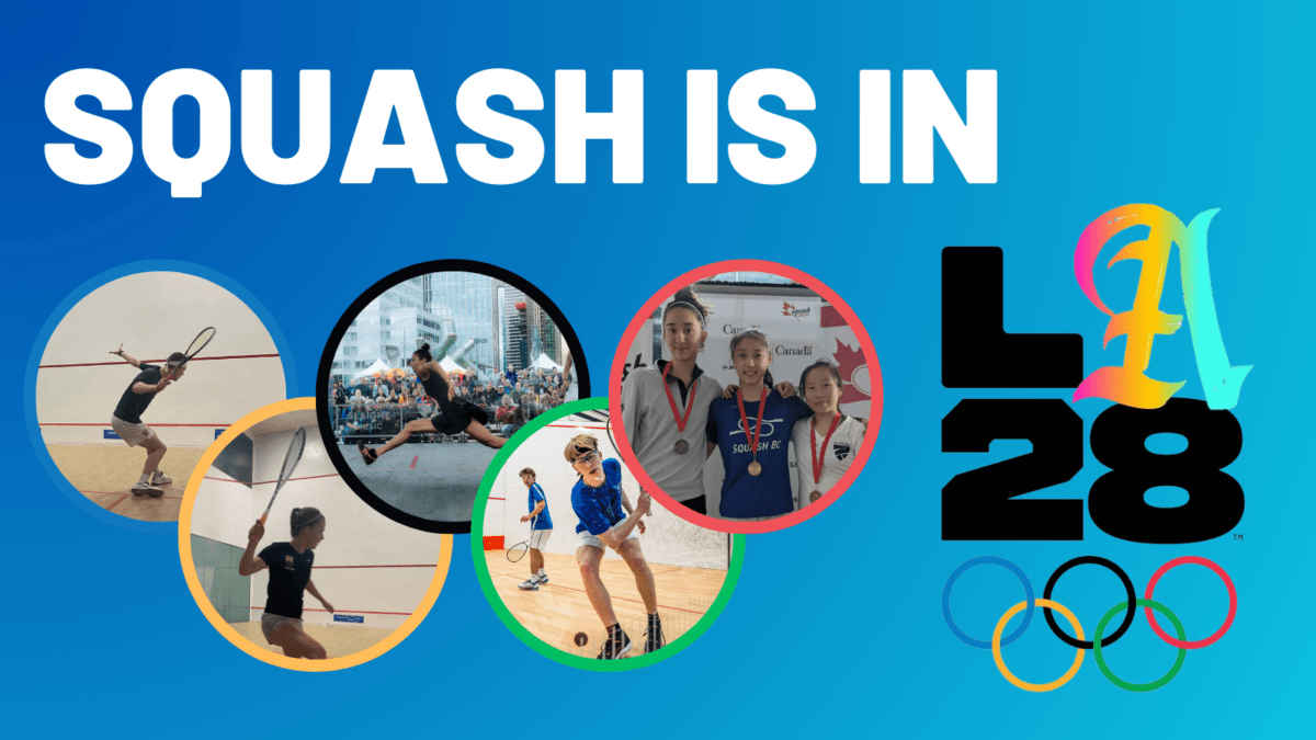Squash joins LA2028 Olympic Sport Program Squash BC
