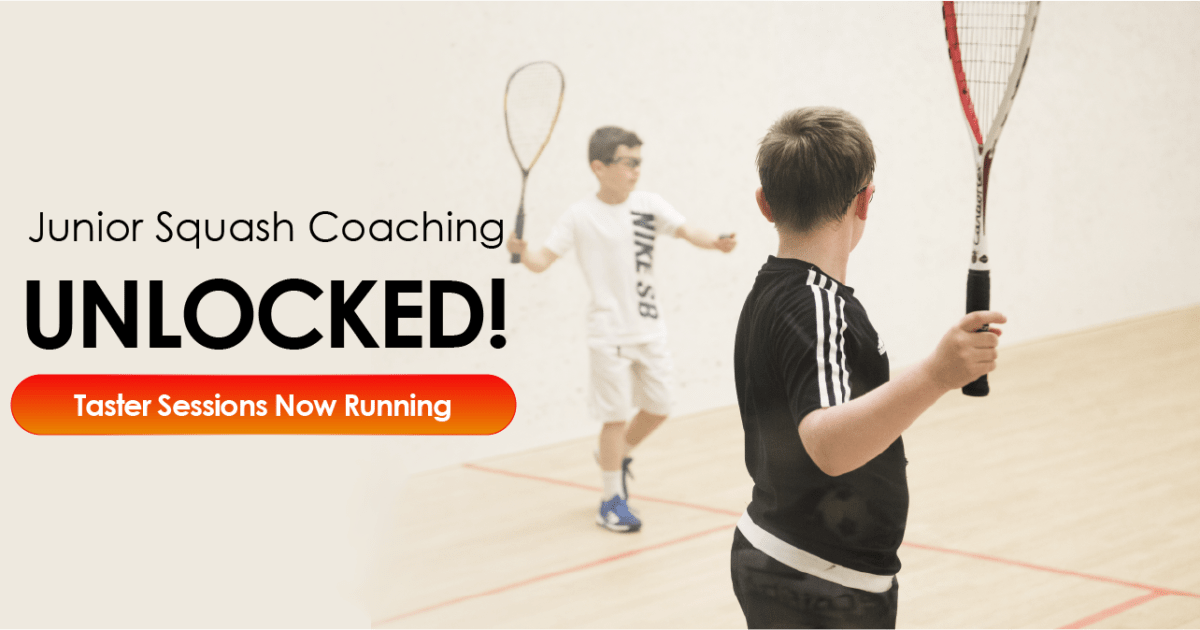 Junior Squash Coaching UNLOCKED! SIGNUP HERE!