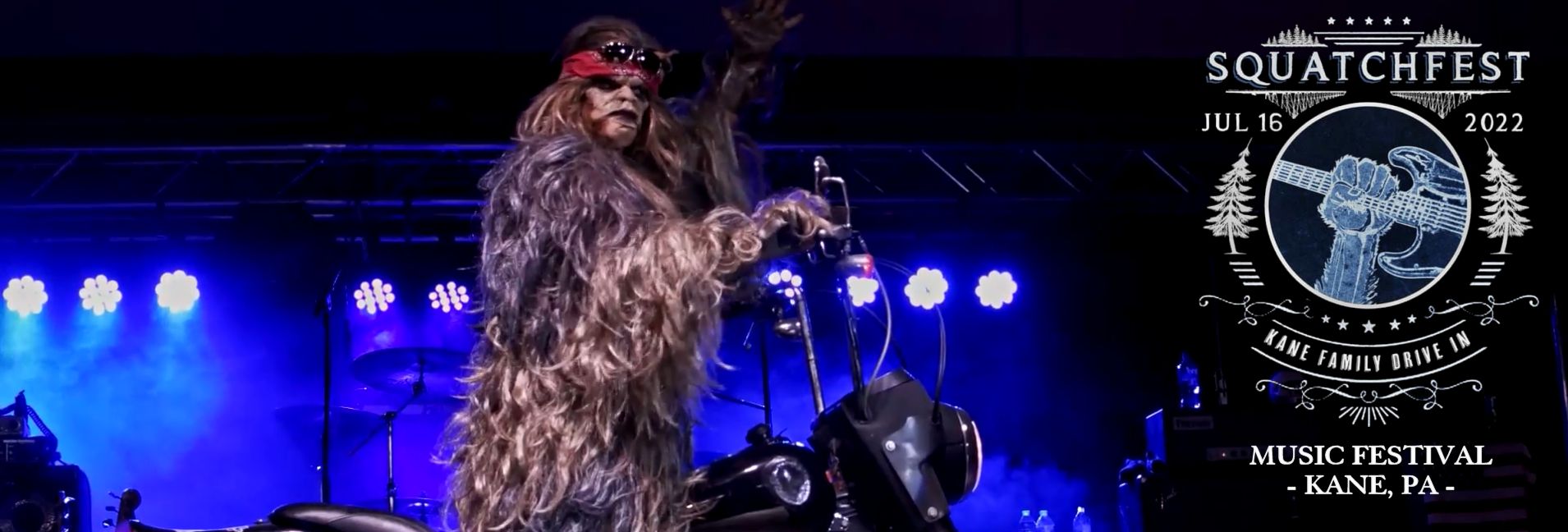 Squatchfest a Music Festival Kane Family DriveIn, Kane Pa Music