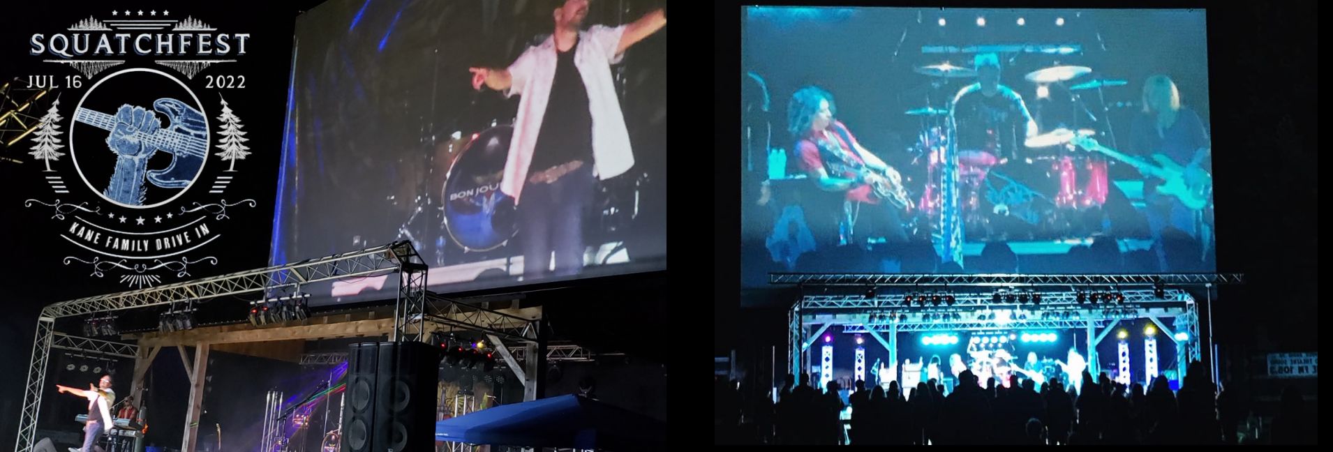 Squatchfest a Music Festival Kane Family DriveIn, Kane Pa Music