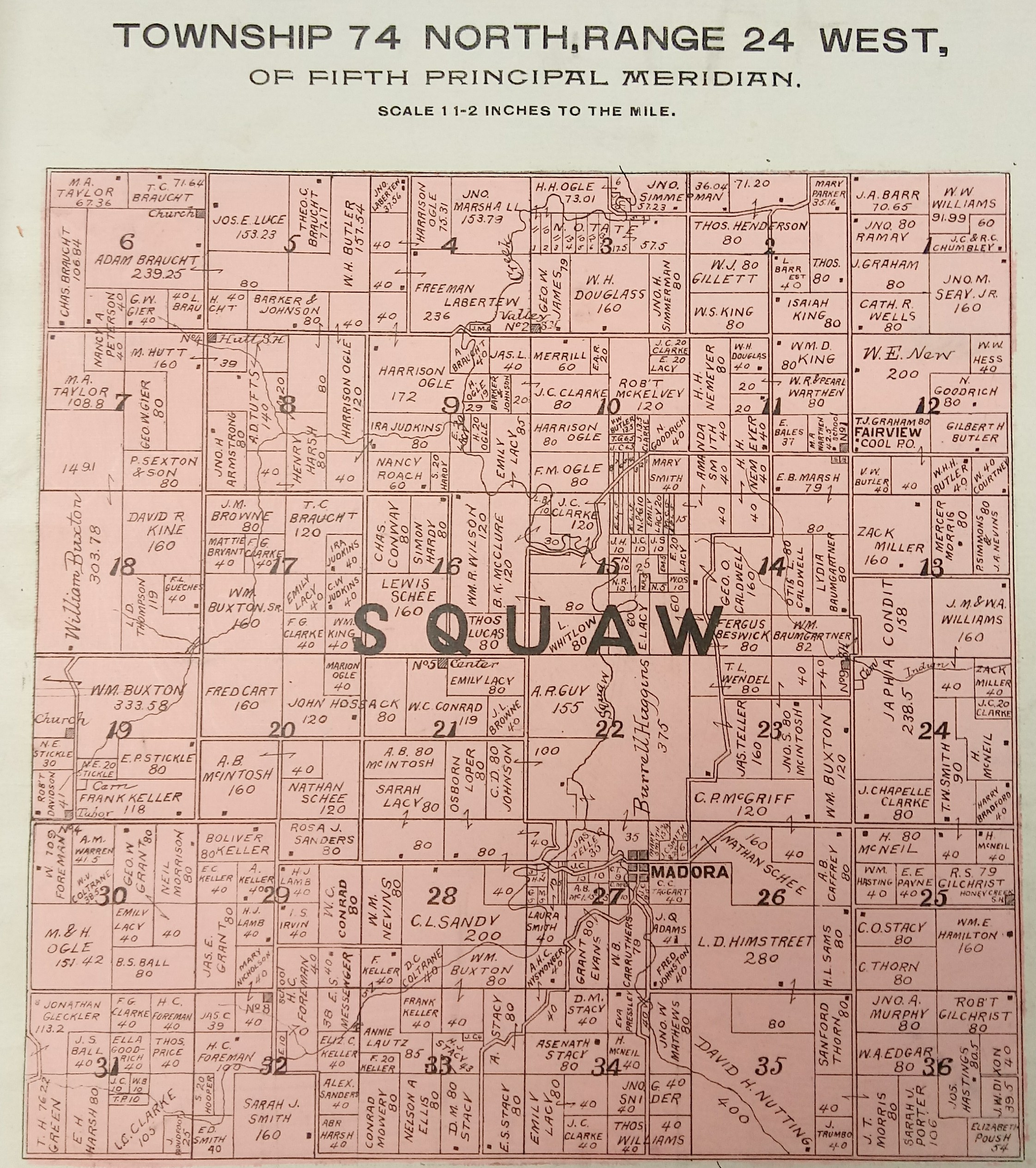 SQUAW CREEK TOWNSHIP Warren County, Iowa