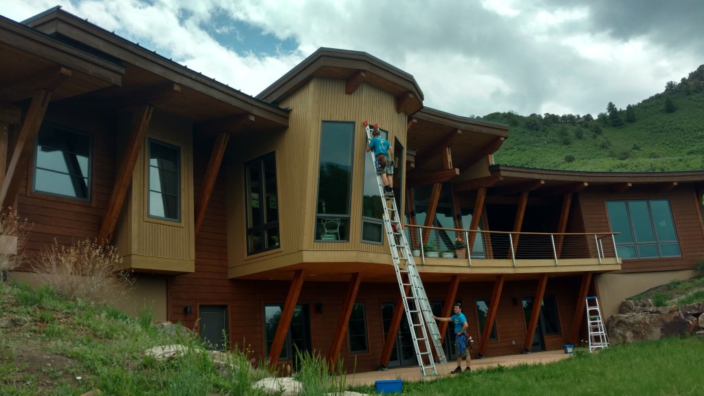 Residential Squeegee Monkey Window Washing