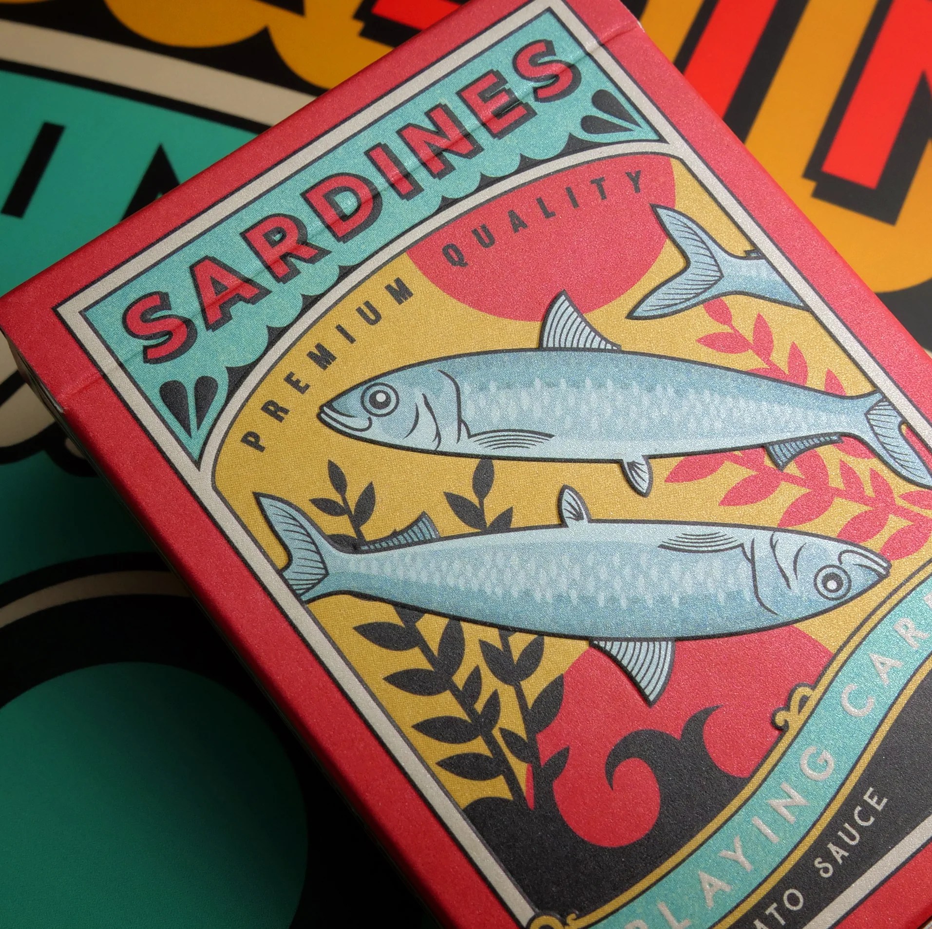 Sardines Playing Cards Pearl Edition Squiddle Ink