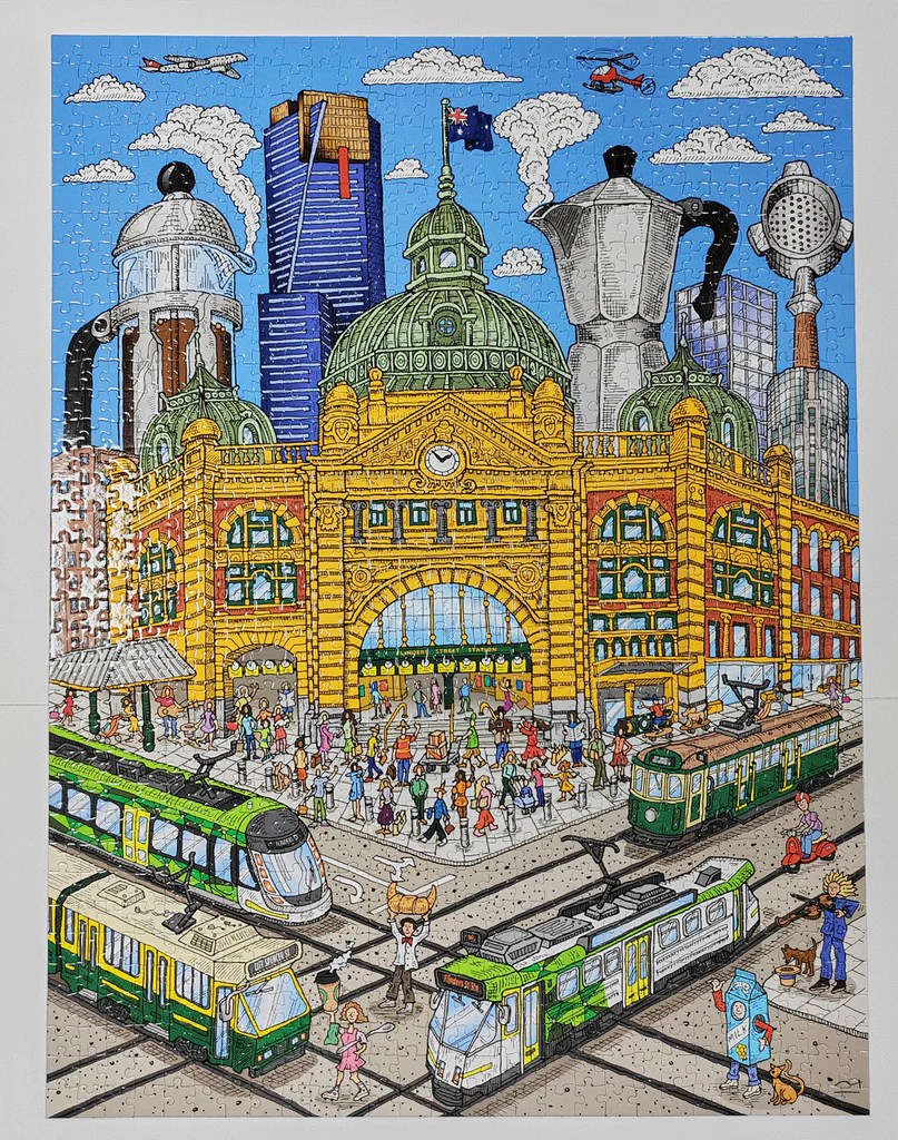 1000 Piece Jigsaw Puzzles; Melbourne NEW STOCK OCTOBER Squidinki