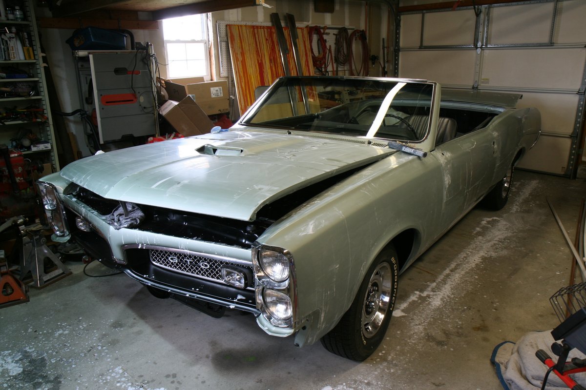 GTO Filler, Priming, and Base Coat Clear Coat Work